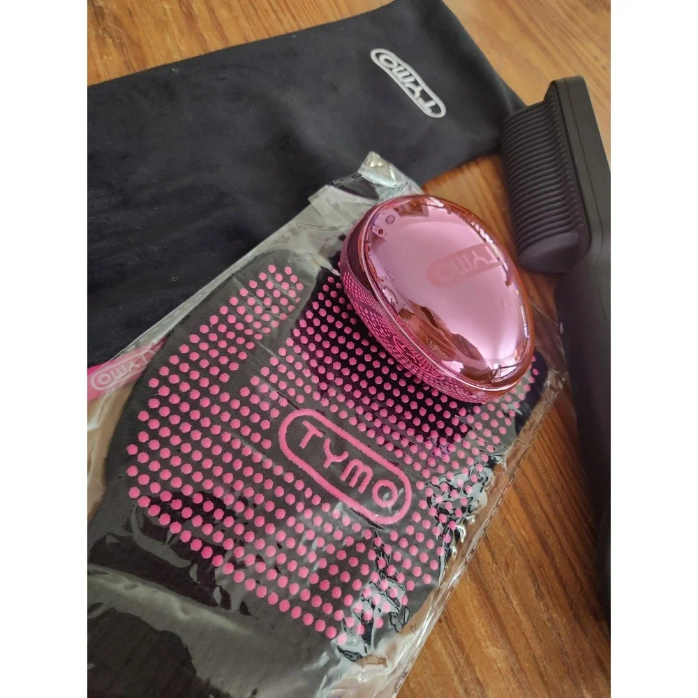 TYMO Ring Hair Straightening Comb 1 1/2 Inch Fast Heat Up Five Temperature Glove